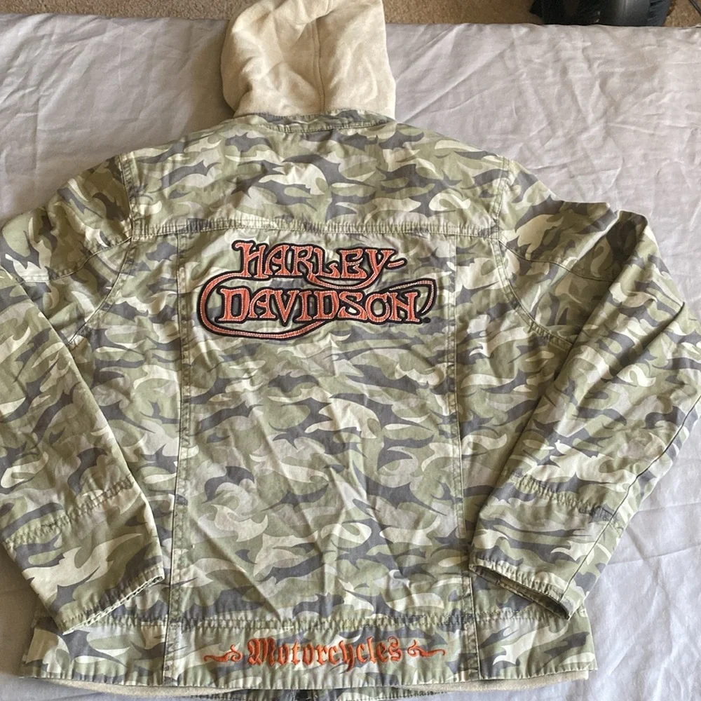 Harley Davidson women’s 2-1 jacket large - Picture 5 of 6